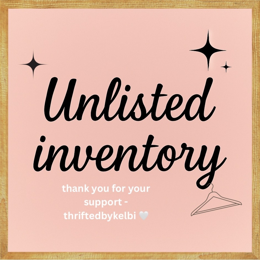 UNLISTED INVENTORY FOR LIVE SHOWS!🤍